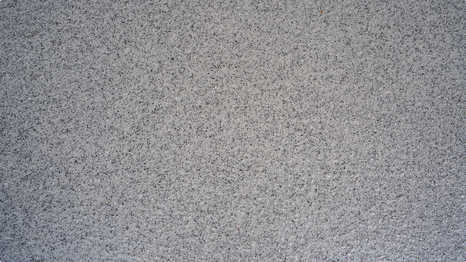 Close up van de kwartsstructuur van DuraQuartz Mix 840