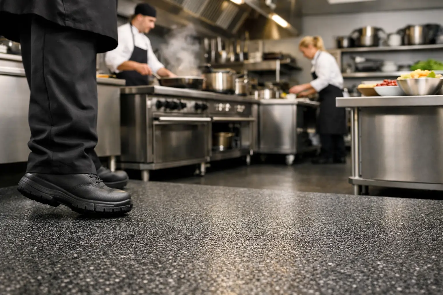 Antislip vloer horeca keuken voor veilig werken