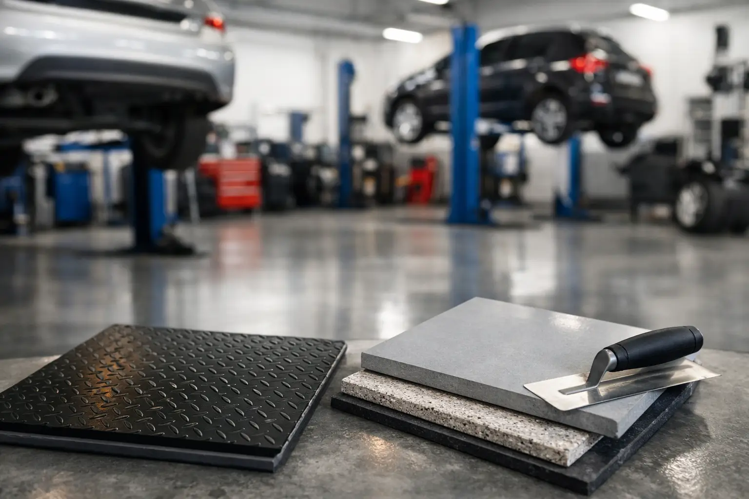 Garage vloer kiezen voor minder stilstand