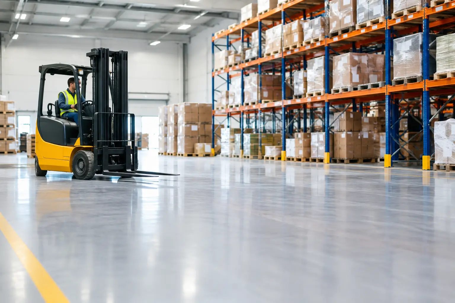 Gietvloer logistiek centrum voor continuïteit
