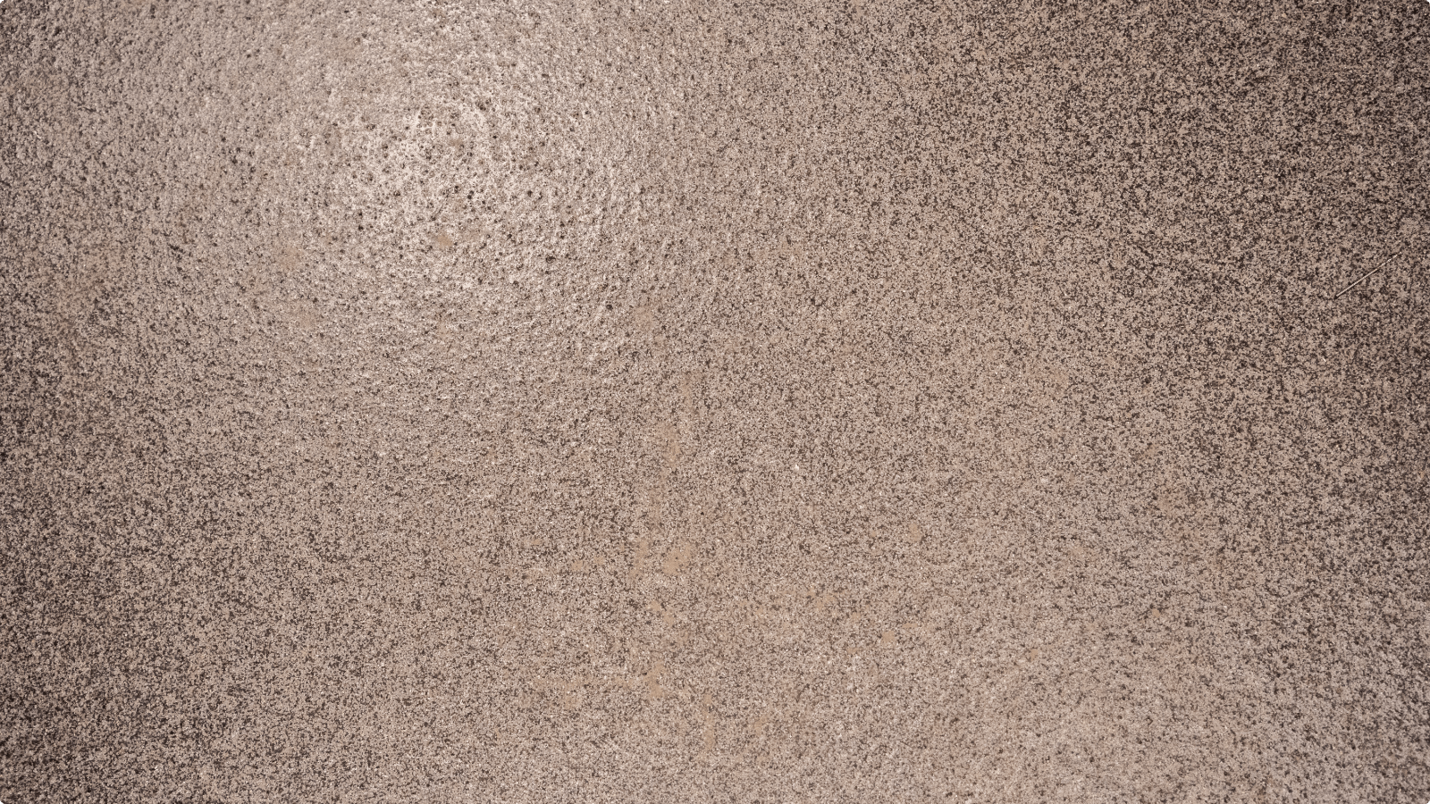 Close up van de kwartsstructuur van DuraQuartz Mix 870
