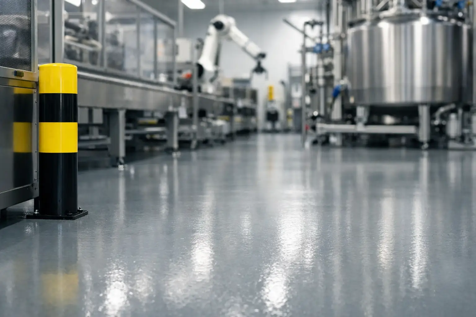 Kunststof industrievloeren voor minder stilstand