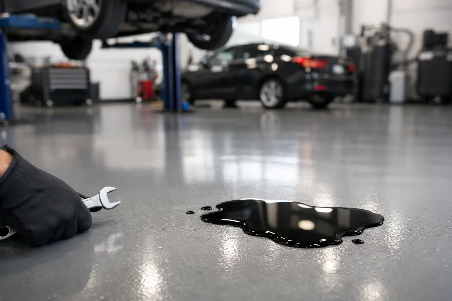 Oliebestendige garagevloer zonder stilstand